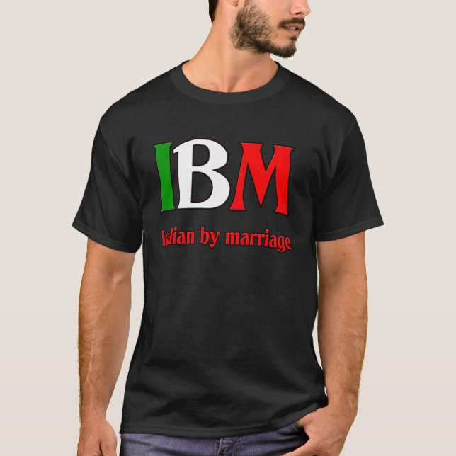 T-shirt Mariage italien (Devant)