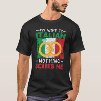 T-shirt Mariage italien Italie Racines patrimoine Marié