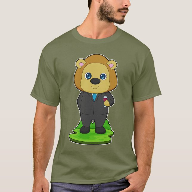 T-shirt Mariage Lion Groom (Devant)