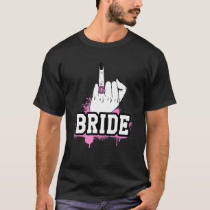 T-shirt Mariage Lune de miel Fiancée Wifey Funny