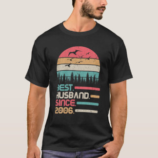T-shirt Mariage Marié Anniversaire 16 ans meilleur mari