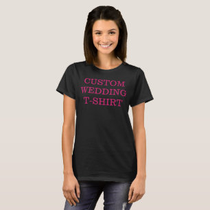 T-shirt mariage personnalisé