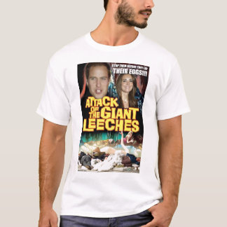 T-shirt Mariage royal/sangsues géantes