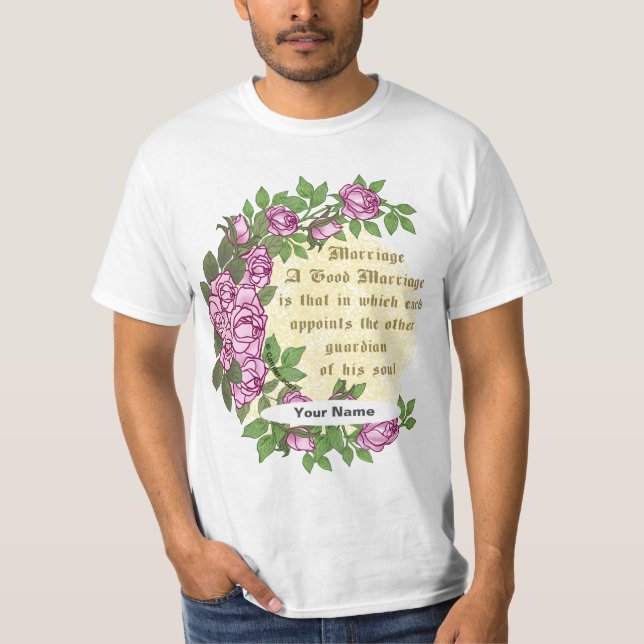 T-shirt mariage Verse Mariage (Devant)