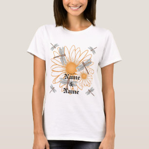 T-shirt mariage White Daisy