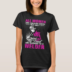 T-shirt Marié À Une Femme De Soudure Mari Couple Famille F