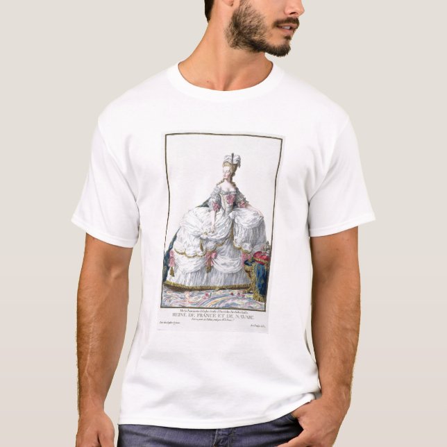 T-shirt Marie Antoinette (1752-93) de 'DES Estam de (Devant)