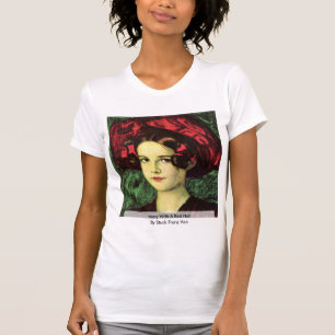 T-shirt Marie Avec Un Casquette Rouge Par Stuck Franz Von