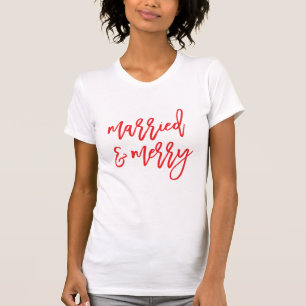 T-shirt Marié et Joyeux   Noël