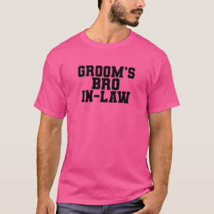 T-shirt Marié Homme Beau-frère en Loi Frère Famille Équipé
