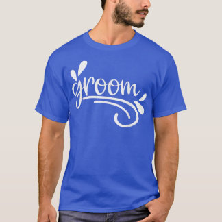 T-shirt Marié Homme Mignon Engagement Mariés Nouvellement