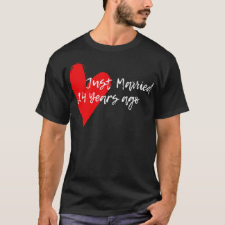 T-shirt Marié Il Y A 24 Ans Femme Hus Anniversaire Gif