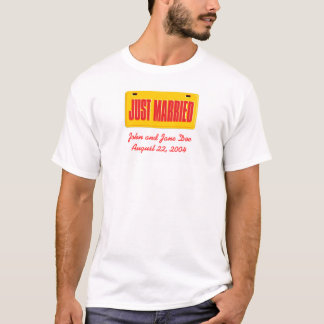 T-shirt Marié - Jaune