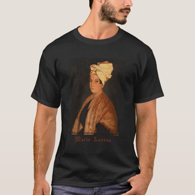 T-shirt Marie Laveau Voodoo Reine De La Nouvelle-Orléans A (Devant)