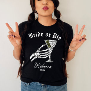 T-shirt Marie ou Morte Jusqu'à Ce Que La Mort Nous Sépare 