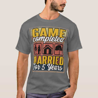 T-shirt Marié pendant 5 ans I 5e Mariage