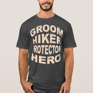 T-shirt Marié Randonneur Protecteur Héros Marié Profession