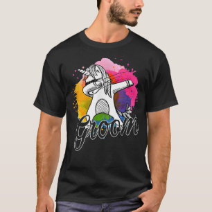 T-shirt Marié THE GROOM - Hommes Enterrement Vie de Garçon