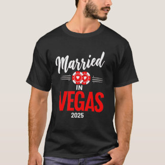 T-shirt Mariée à Vegas Bride Club Squad 2025 Enterrement d