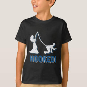 T-shirt Mariée Accroché Drôle Marié Nouveau Mariage Pêche 