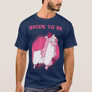 T-shirt Mariée Alpaca Lama Mariage Enterrement De Vie De J