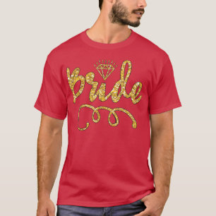 T-shirt Mariée Bébé Tendance Rétro Mariée Équipe Tribu Mar