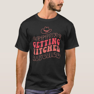 T-shirt Mariée Country Western Se Faire Passer La Bague Au