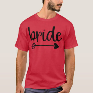 T-shirt Mariée Cute Arrow Fantastique Mariage Et Bachelore