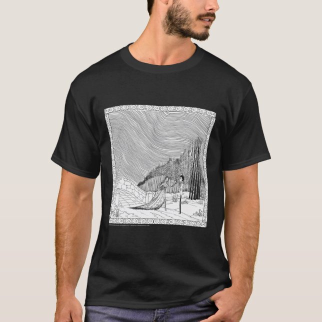 T-shirt Mariée de cadavres Mon chéri noir (Devant)
