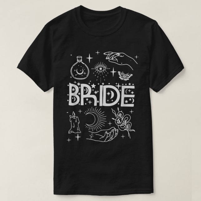 T-shirt Mariee de Fete de Bachelorette et Demoiselles d'Ho (Design devant)