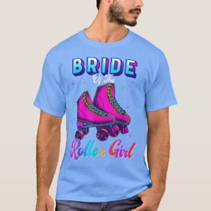 T-shirt Mariée de la fille de roller roller skating annive