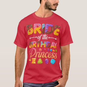 T-shirt Mariée de la Princesse d'Anniversaire Donut Fille