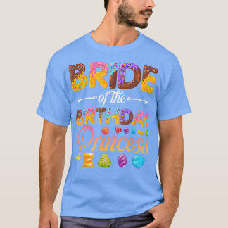 T-shirt Mariée De L'Anniversaire Princesse Donut Fille Ann