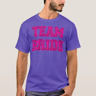 T-shirt Mariée d'équipe rose, Bachelorette Party, Mariage 