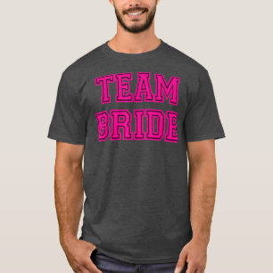 T-shirt Mariée d'équipe rose, Bachelorette Party, Mariage