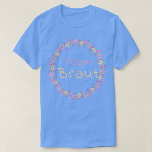 T-shirt Mariée Drôle Enterrement de Vie de Jeune Fille 2 (Design devant)