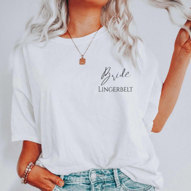 T-shirt Mariée Élégante à Venir Ou Enterrement de Vie de C (Créateur téléchargé)