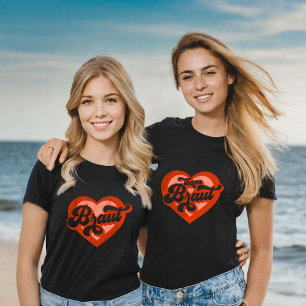 T-shirt Mariée Et Équipe Mariée Enterrement De Vie De Jeun