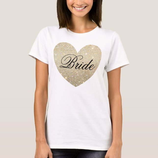 T-shirt Mariée Fab Coeur (Devant)