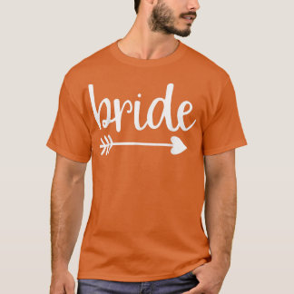 T-shirt Mariée Flèche Mignonne Drôle de Mariage et Enterre