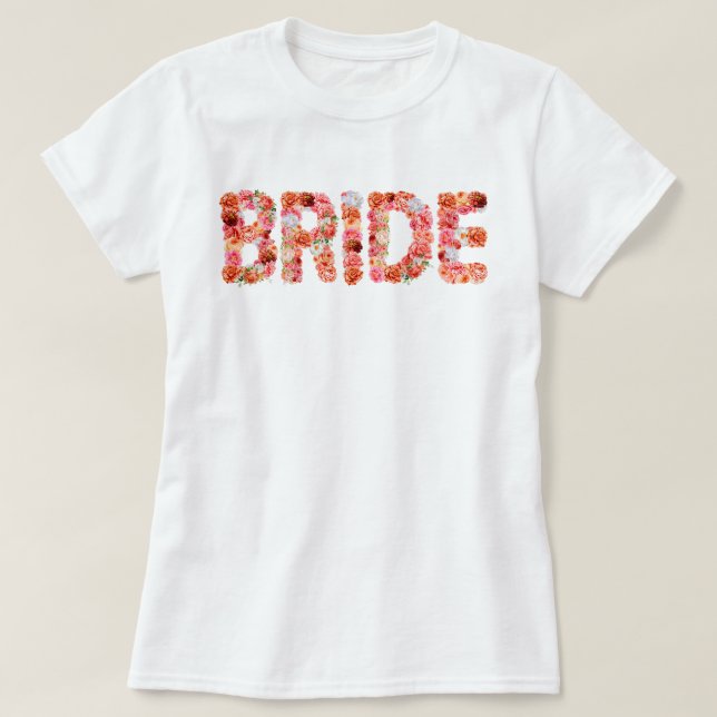 T-shirt Mariée Future Mariée Réception de Mariage Enterrem (Design devant)