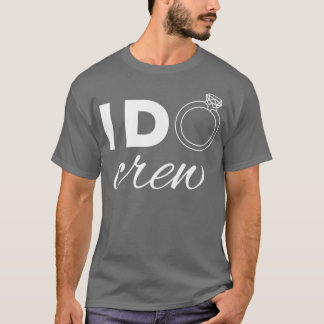 T-shirt Mariée I Do Crew Retro Bachelorette Drôle Hen Nuit