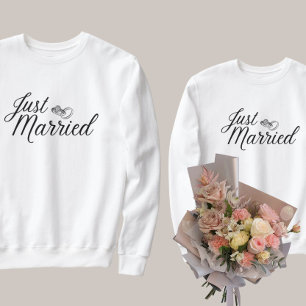 T-shirt Mariée juste mariée, tenue de lune de miel