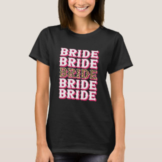 T-shirt Mariée Léopard Rodéo Cowgirl Enterrement de Vie de