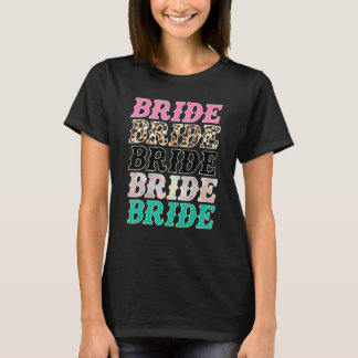 T-shirt Mariée Léopard Rodéo Cowgirls Enterrement de Vie d