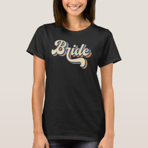 T-shirt Mariée Rétro Enterrement de Vie de Jeune Fille Fêt