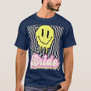 T-shirt Mariée rétro vintage cool de mariée boho hippie we