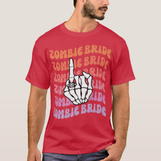 T-shirt Mariée Zombie Jusqu'à Ce Que La Mort Nous Sépare E