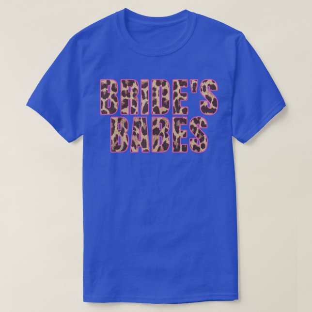 T-shirt Mariées Bébés Leopard Mariée Bachelorette (Design devant)
