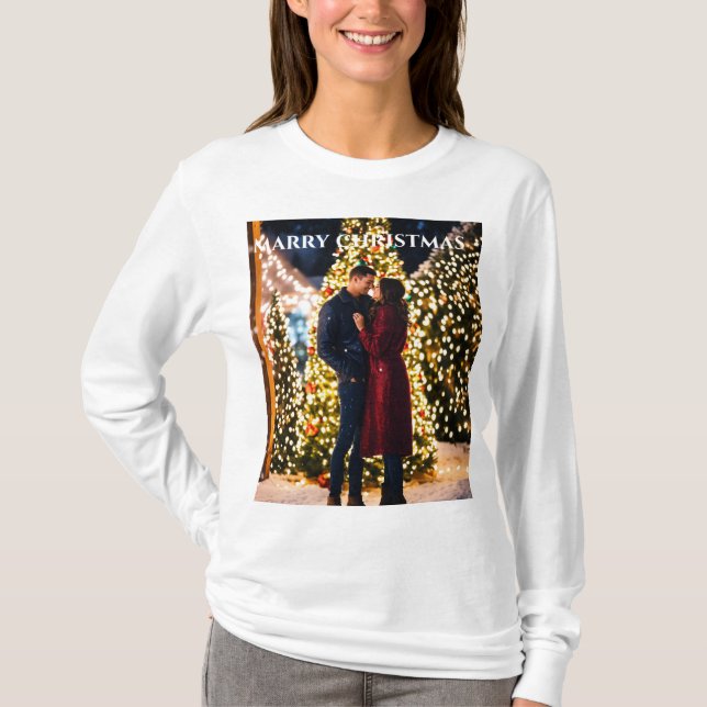 T-shirt marier noël (Devant)